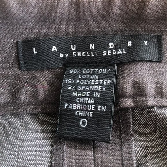 Laundry by Shelli Segal Taupe Pencil Skirt Sz 0 - EUC - Picture 5 of 5